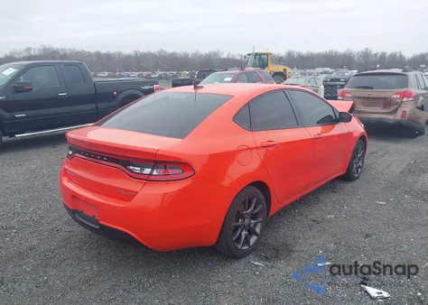 2016 Dodge Dart Sxt Sport Rallye from USA, damaged, VIN 1C3CDFFA5GD818383